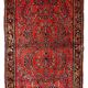 Handmade antique Persian Sarouk runner 3.2' x 7.10' (97cm x 241cm) 1900s - 1B708