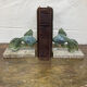 Pair of Art Deco book greenhouses "Fish"