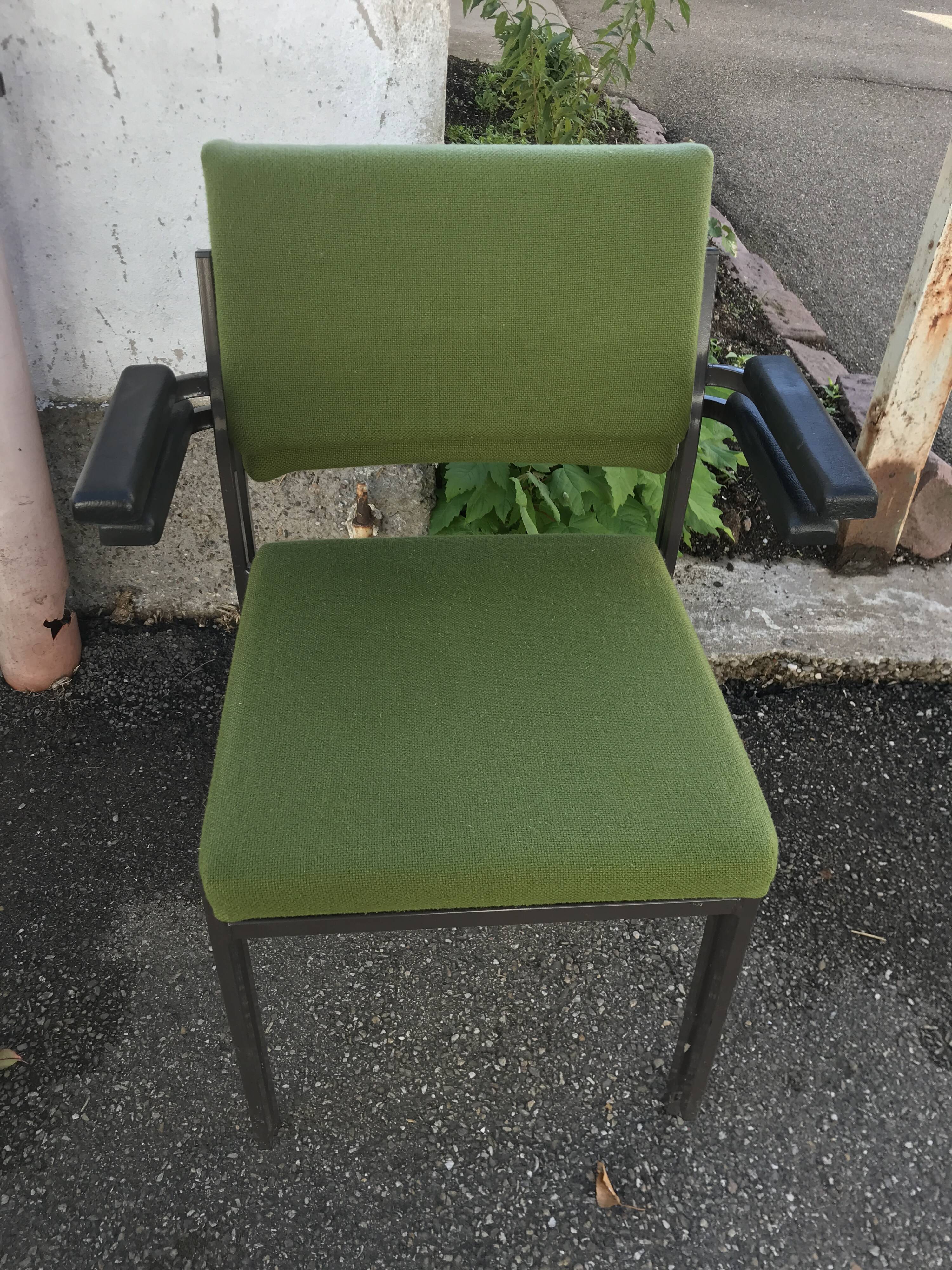 27 armchairs - modern - vintage - metal feet - 1960