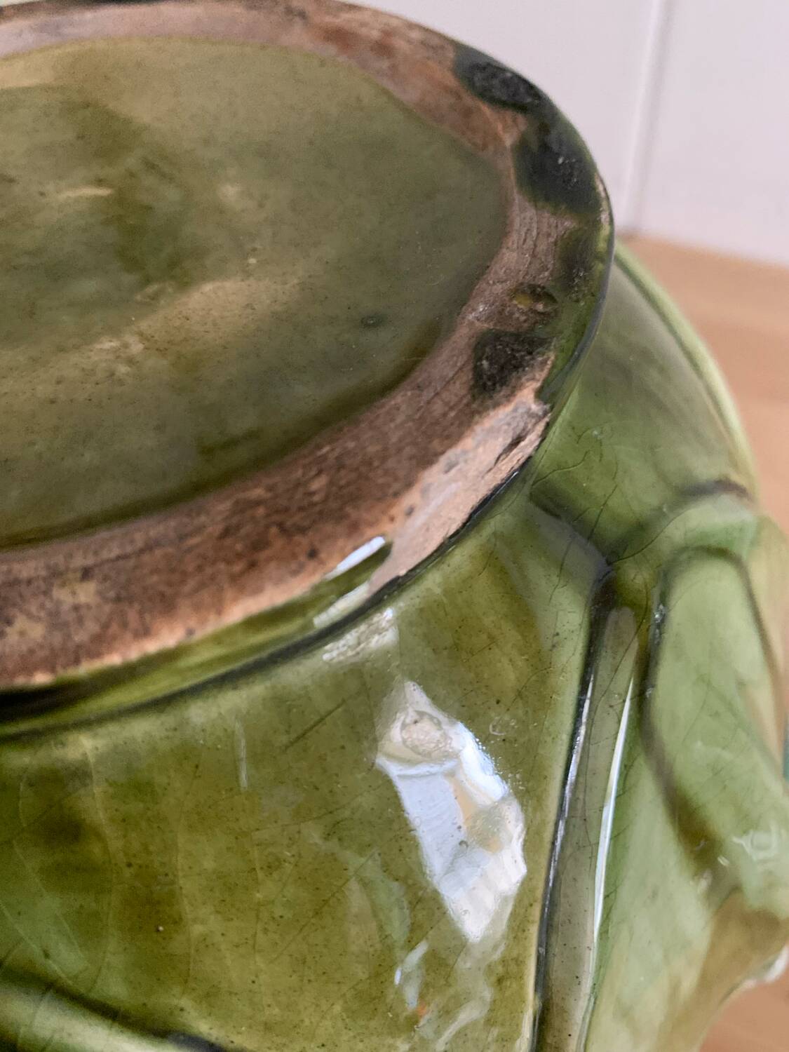 Large earthenware planter