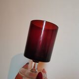 Luminarc red stemware