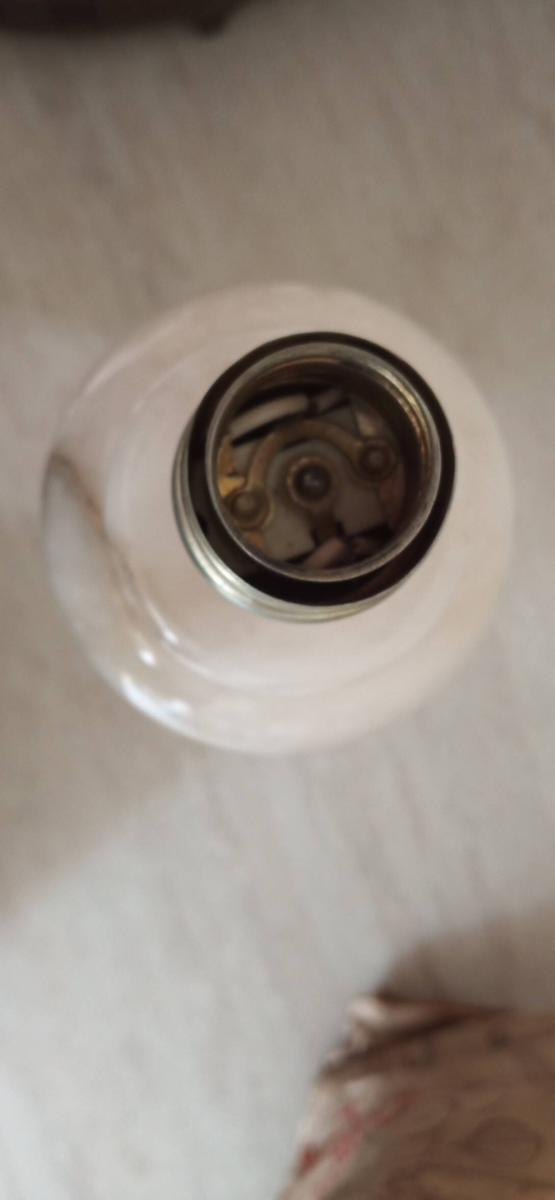 Alabaster baluster lamp base 48 cm