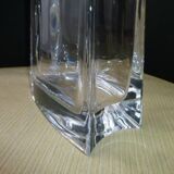 Bohemian crystal whiskey decanter Flat model