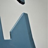 Typewriter erika 40 blue and white 70s made in germany