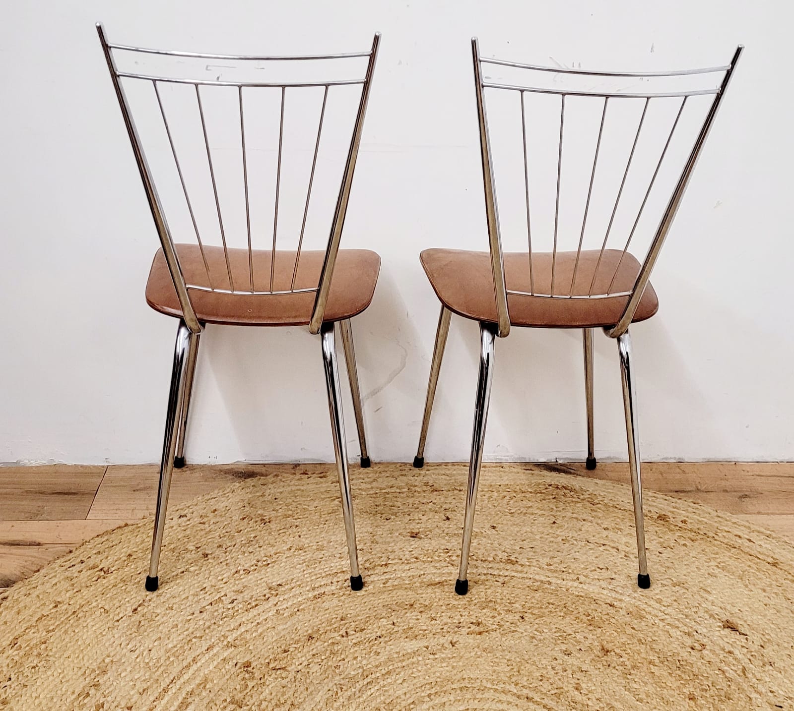 Set of 2 chairs vintage kitchen 70s