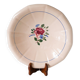 Grand plat creux Digoin Sarreguemines, roses à fleurs, 1950