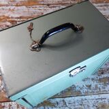 Old metal storage box