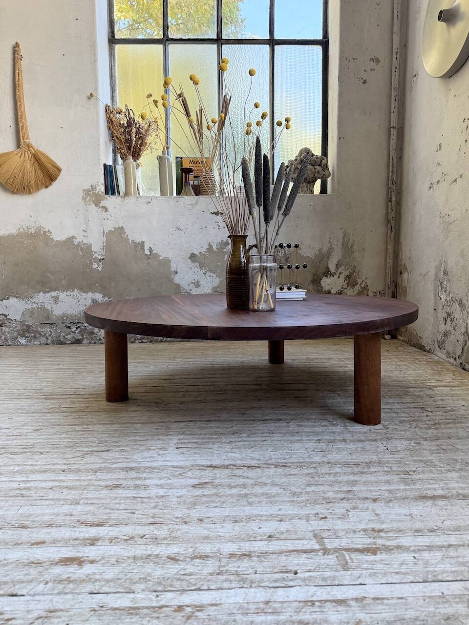 50s round tripod coffee table