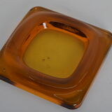 Empty amber glass pocket