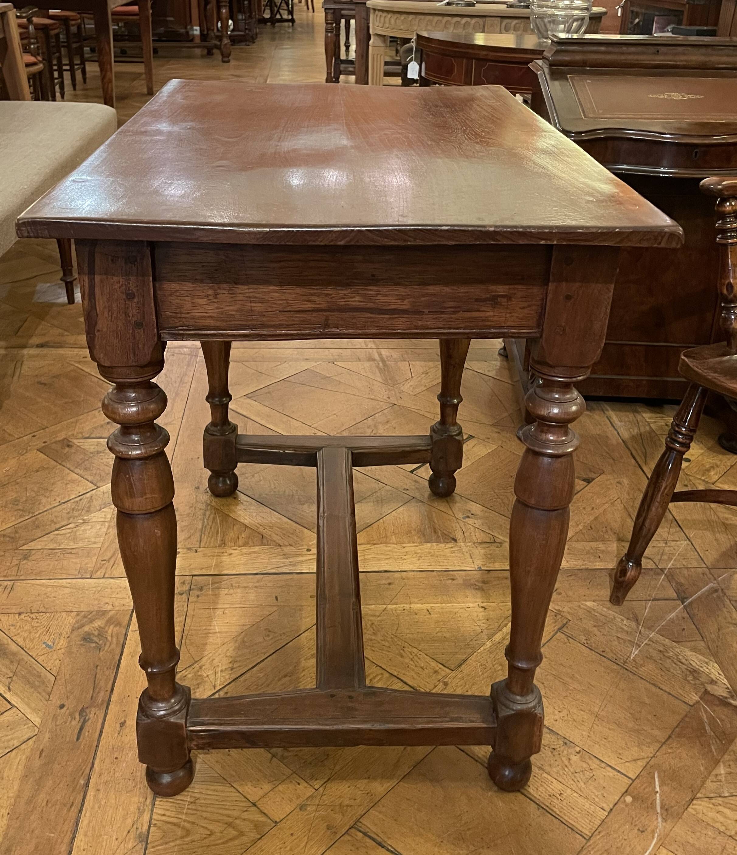 19th-century chestnut desk