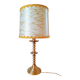 Turned brass lamp, 1960.