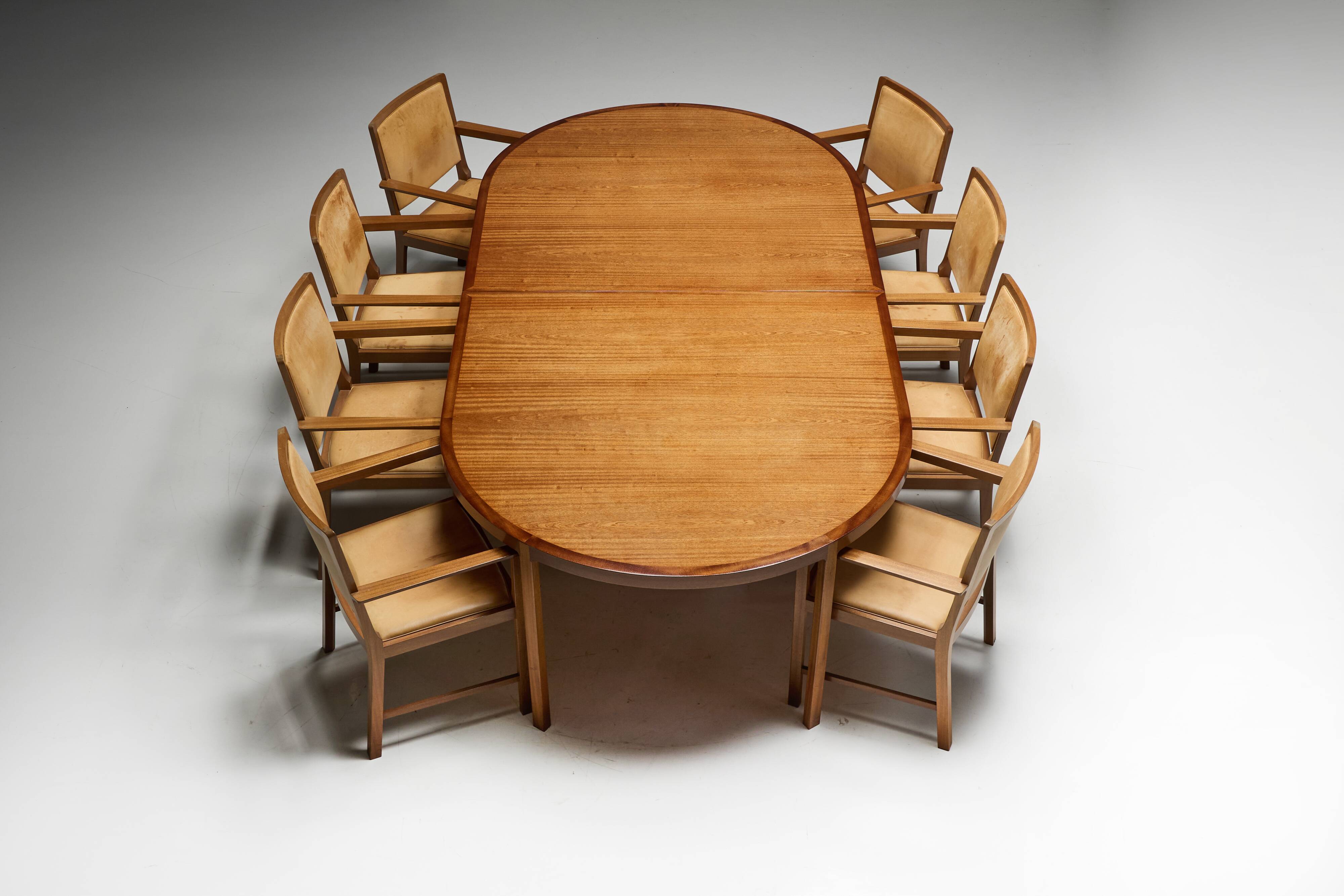 Scandinavian Modern Dining Table, Scandinavia, 1970s
