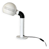 Lampe de table blanche Space Age, Zonca, Italie, années 1970