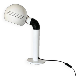 Space Age White Table Lamp, Zonca, Italy 1970 's
