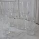 Set of 8 glasses engraved years 50-60