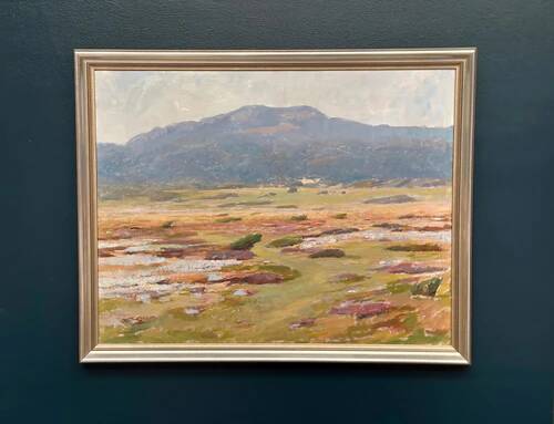 Original Swedish Oil on Canvas – “Landscape” by Gunnar Wallentin – Vintage