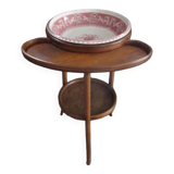 Small old Thonet style dressing table with earthenware basin