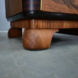 1935s pair of art deco bedside tables, Czechoslovakia