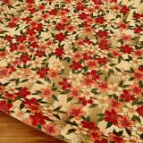 Bamboo dish with vintage floral patterns