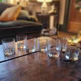 7 Octime Luminarc glasses – 1980s