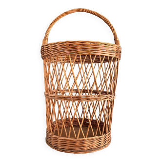 Vintage wicker basket