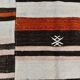 8x10 White & Black Modern Striped Kilim Rug, 243x318Cm