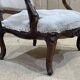 Regency period armchair in 18th century walnut to be reupholstered