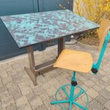 Architect's desk and chair