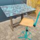 Architect's desk and its chair