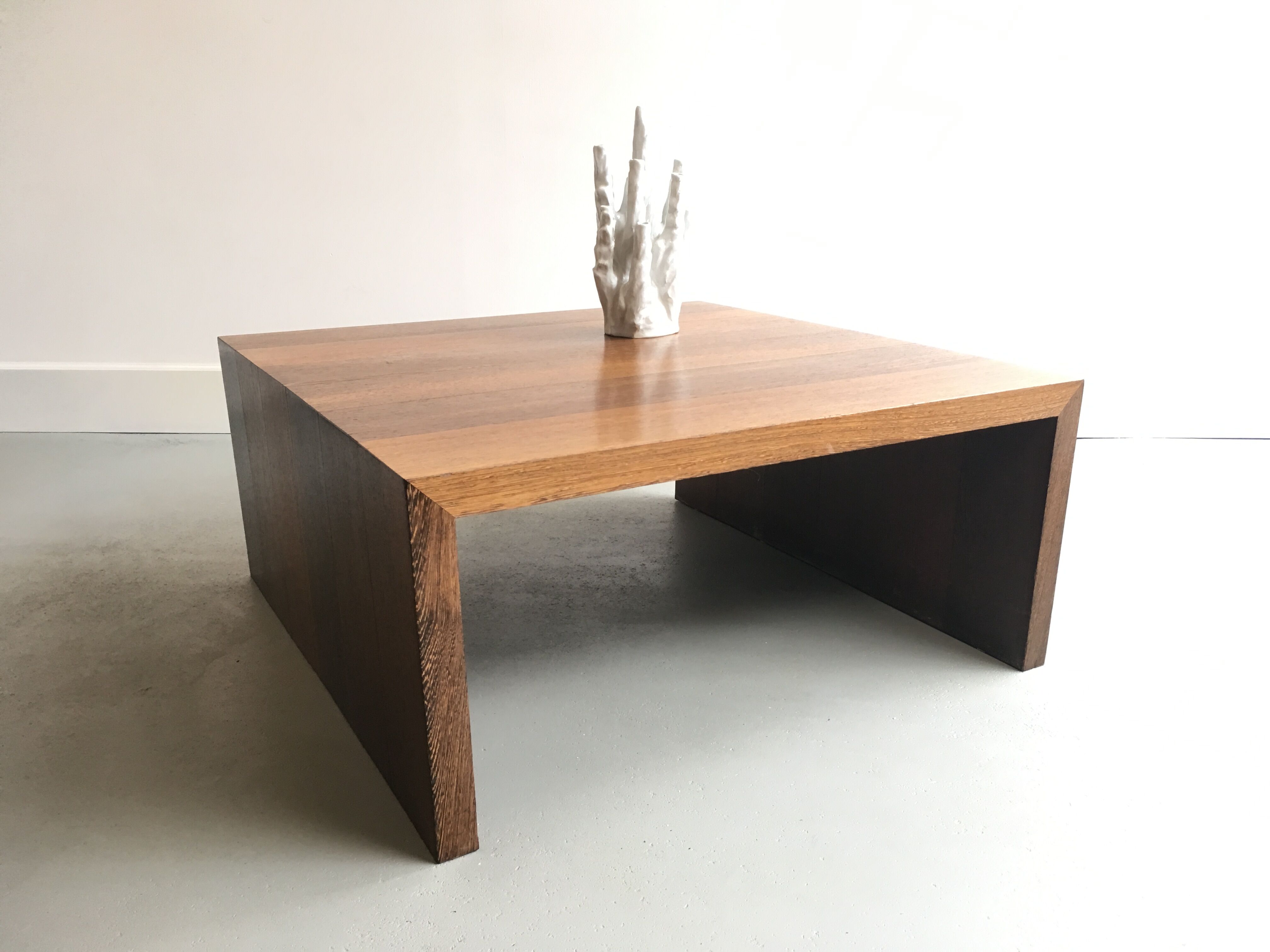 Wenge massif coffee table design den Wim Boon