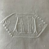8 serviettes en fil de lin, trousseau d'Amandine
