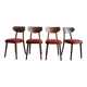 Ensemble de 4 chaises vintage