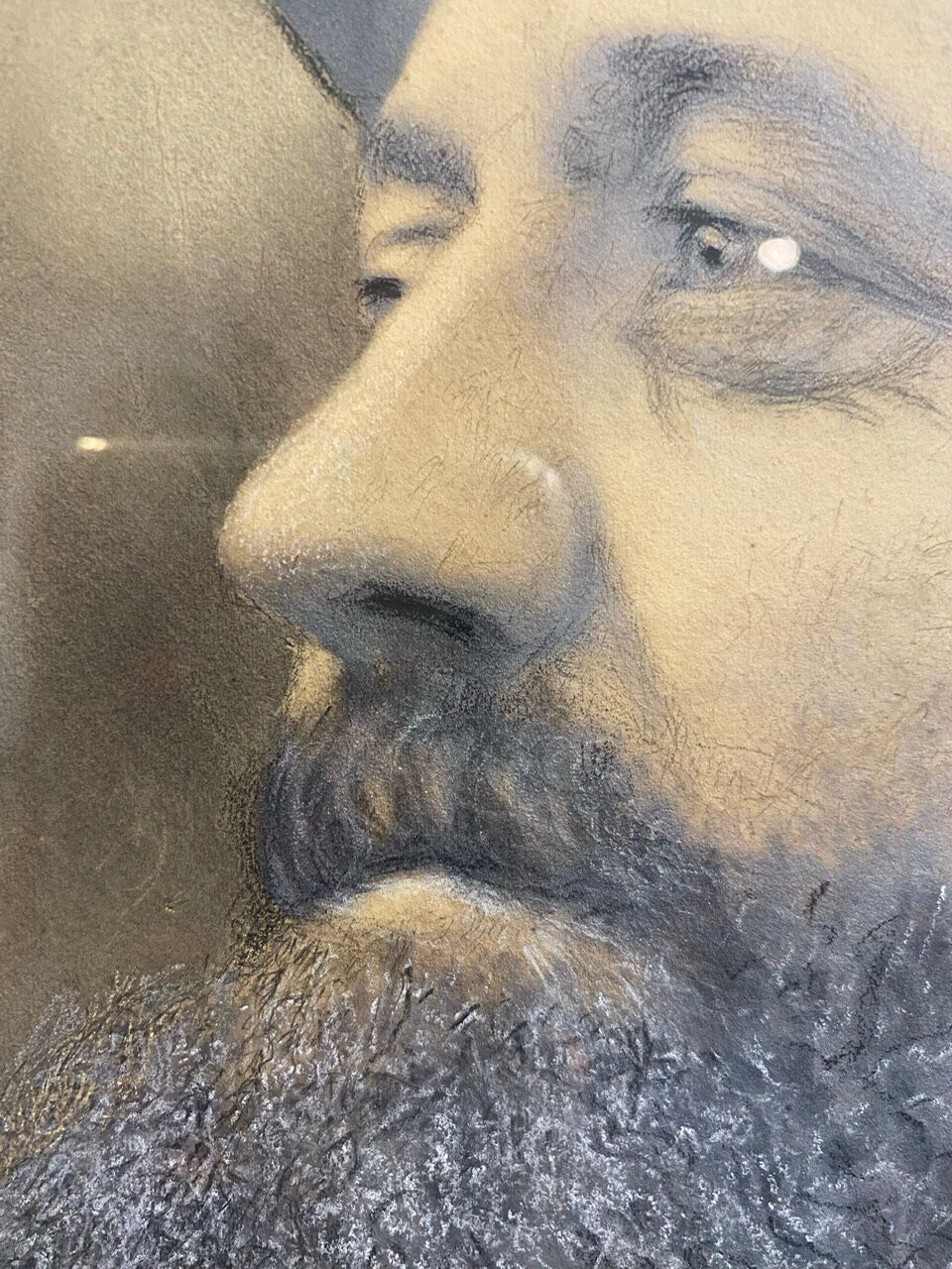 Old painting, portrait of a gentleman signed and dated 1907