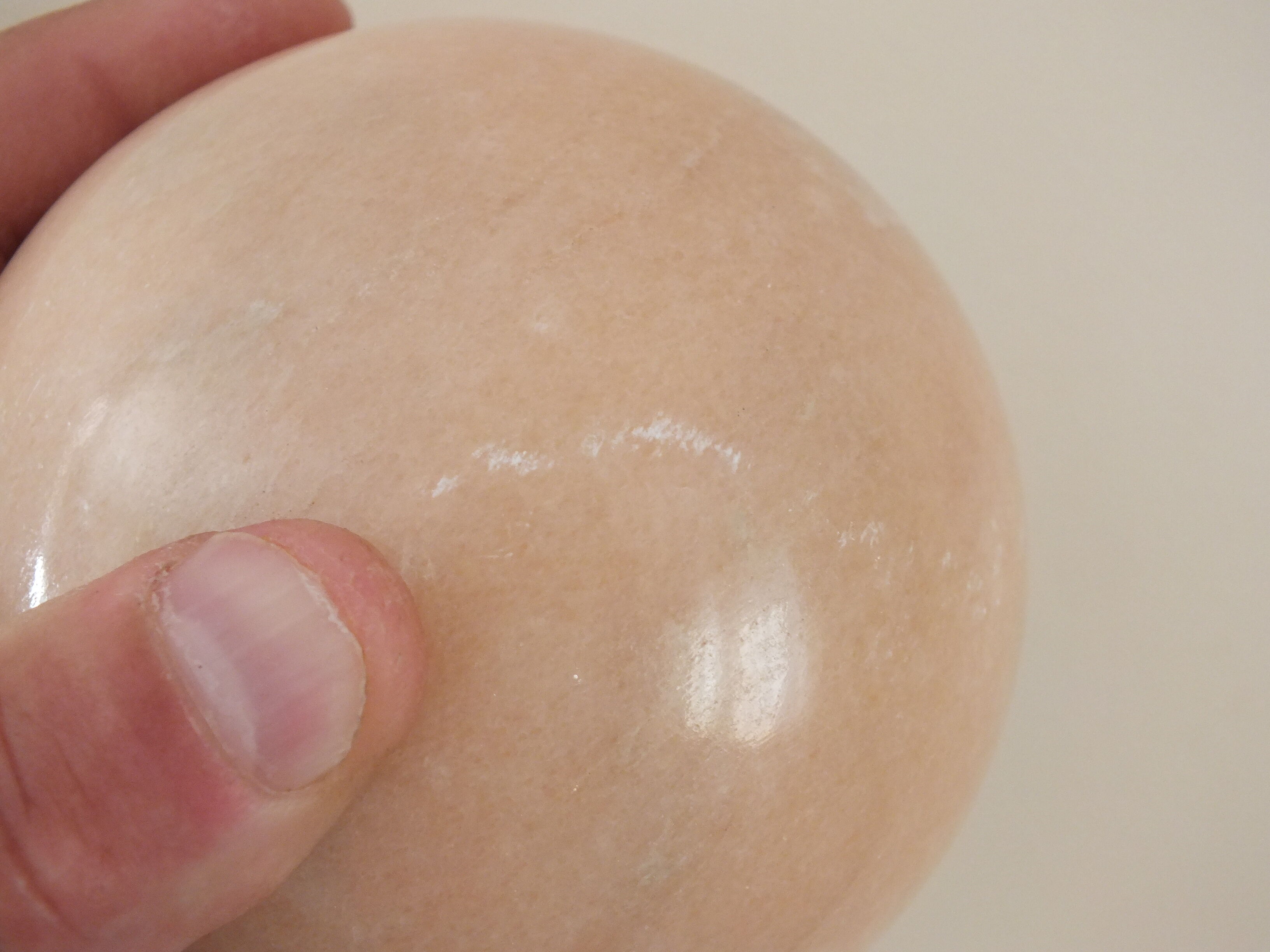 Decorative mineral ball or sphere of marble or other No. 4
