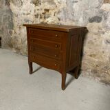 Small wooden chest of drawers with 3 drawers and an opening top – accent furniture