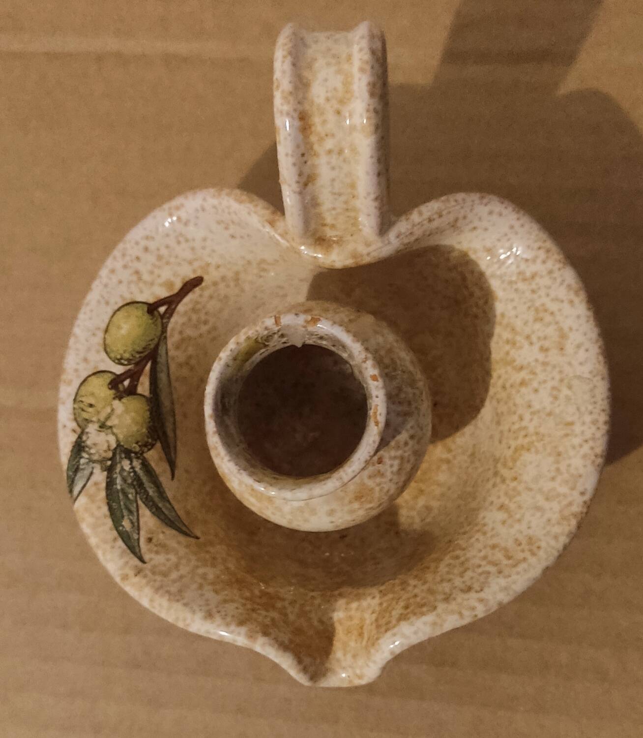 Vintage handcrafted candle holder