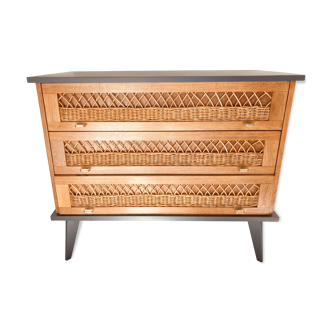 Commode vintage restaurée