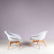 1950s set of 2 easy chairs by Frantisek Jirak, Czech