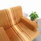 Vintage 1970s retractable lounge chair – Ochre yellow brown, sofa bed