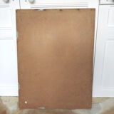 School map and wooden frame MDI Human body