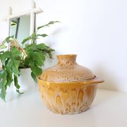 Salad bowl, or soup bowl, ceramic, Niderviller Motif Fauve