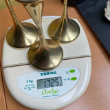 3 oil lamps Freddie Andersen "Clear Drop"