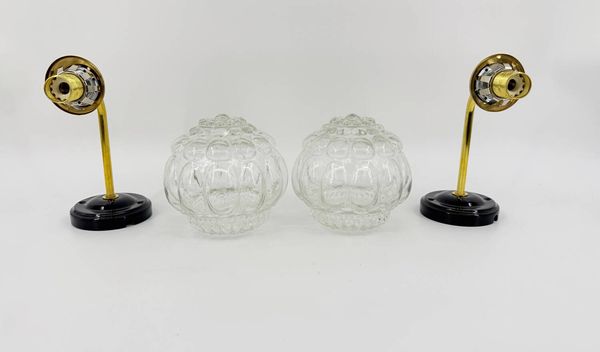 Paire d'appliques Bubble vintage