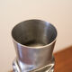 Vase en acier inoxydable compressé