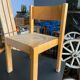Chaise enfant ecole vintage bois