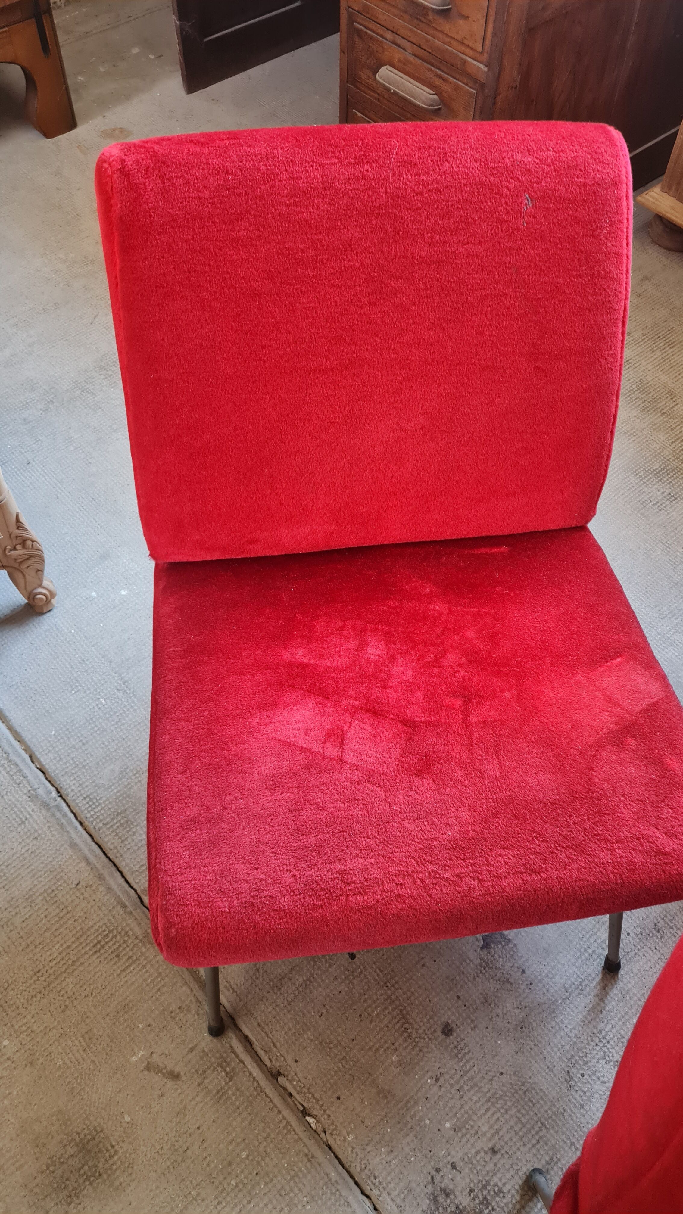 Trio of vintage armchairs edition pelfran year 1960