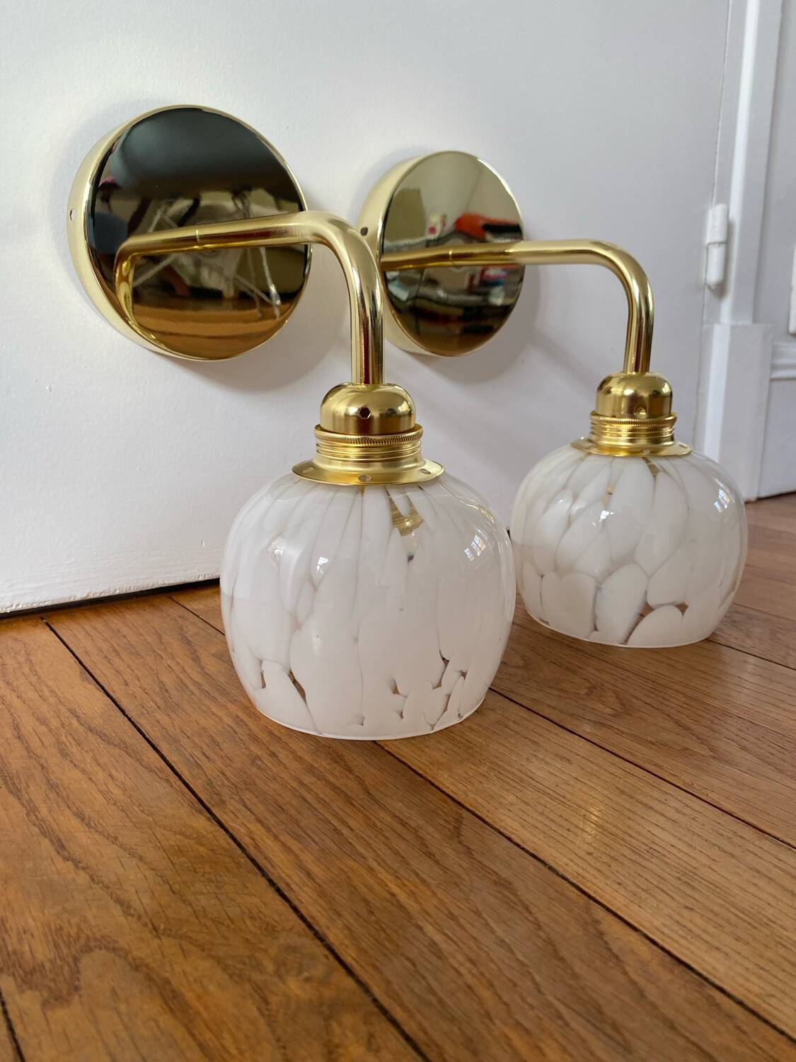 Pair of vintage wall lights