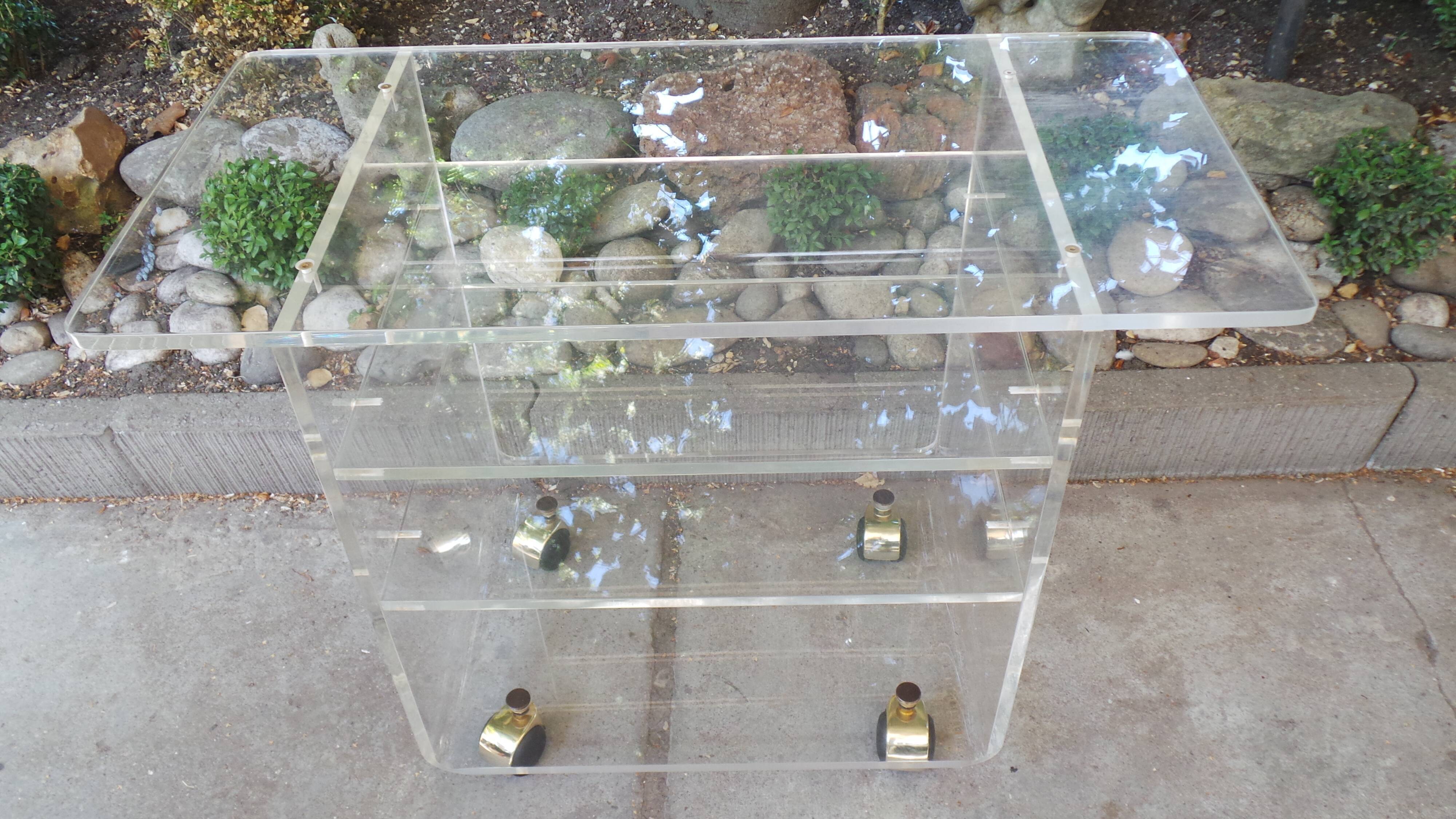 70's Plexiglas wheelchair