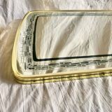 Old large rearview mirror - height: 80 cm