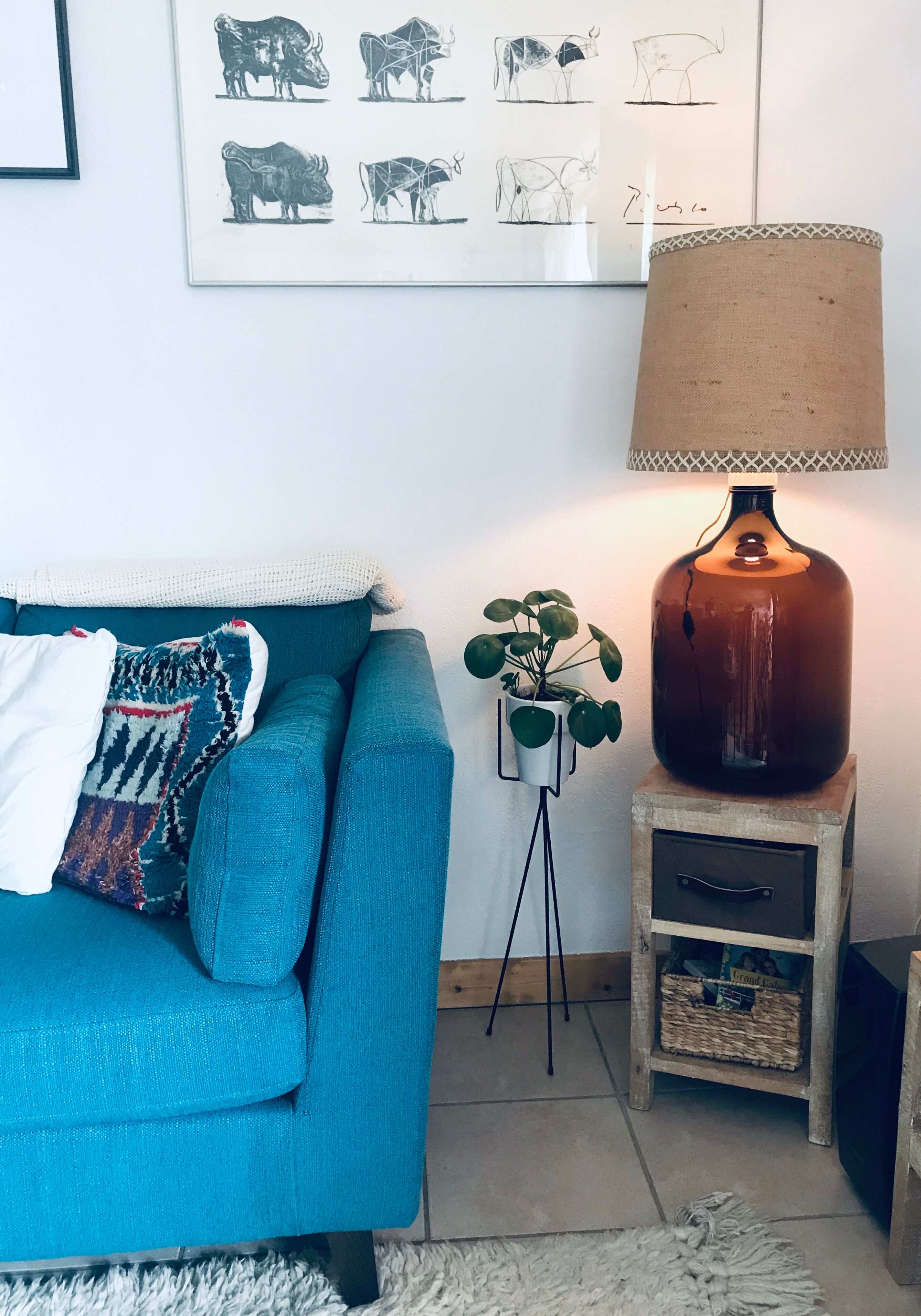 Lamp demijohn